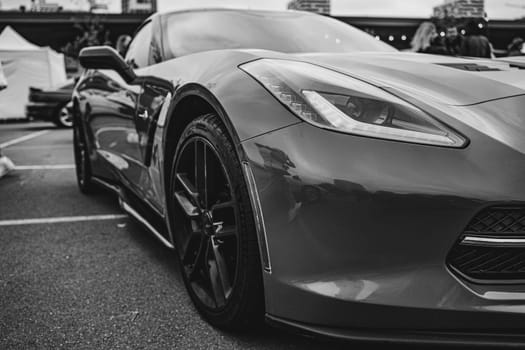 KyivCarFest car show, Ukraine, Kyiv, Retrovyl shopping mall, 20 October 2023. High quality photo