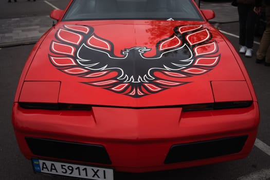 KyivCarFest car show, Ukraine, Kyiv, Retrovyl shopping mall, 20 October 2023. High quality photo