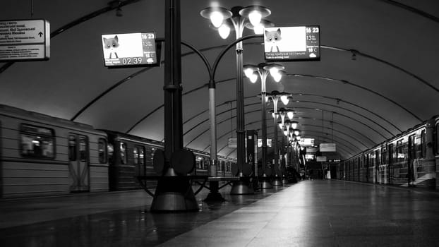 Subway systems in kiev. High quality photo