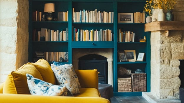 Country cottage decor, Cotswolds style interior design, furniture and home decor in elegant English country house style idea
