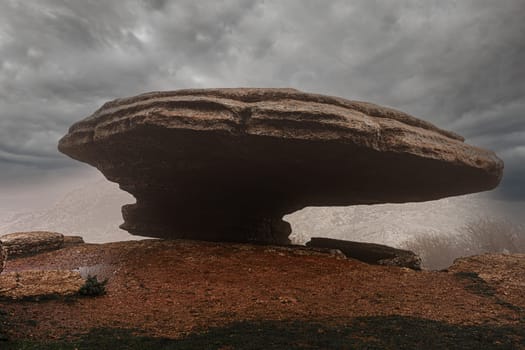 Photo of karst formation in the Torcal de Antequera