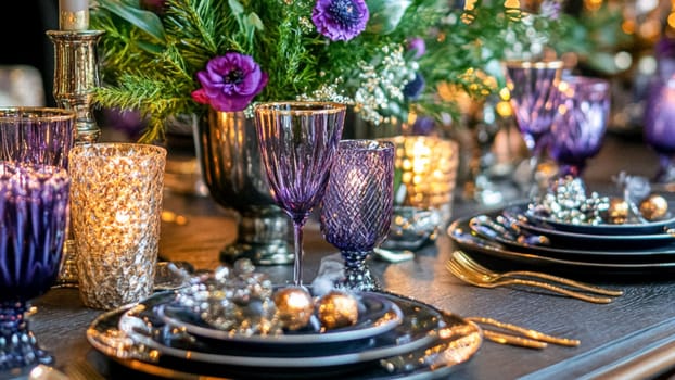 New Year party decor, home decoration for festive holiday celebrations