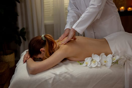 Enjoy a revitalizing massage therapy session with floral accents that promotes relaxation and wellness