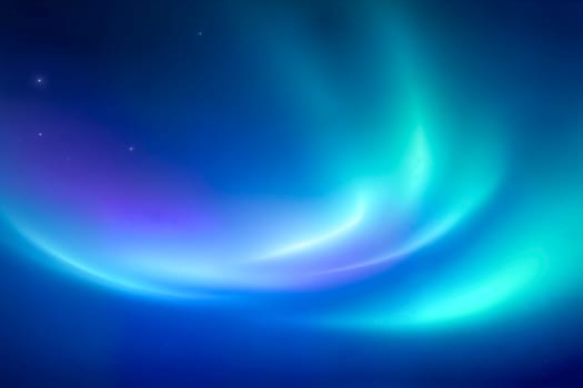 masterpiece, best quality, highresMagical abstract background featuring ethereal aurora lights in blue and turquoise tones. Smooth gradient waves create a dreamlike cosmic atmosphere, perfect for creative and futuristic designs