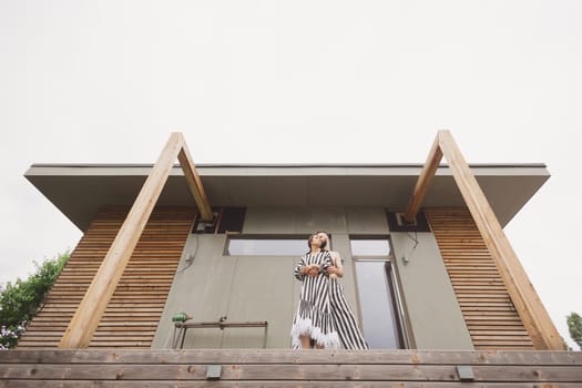 full length view of fashionable couple outdoor