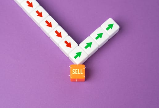 Selling at the bottom, the reaction of stock prices to a large volume of sales. Unsuccessful trading on the market.