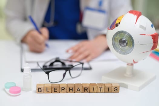 Delve into and explore all the essential aspects and details of blepharitis in this professional healthcare setting