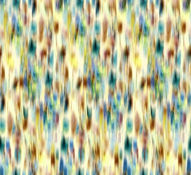 Abstract blurred floral seamless pattern. Bleeding meadow spring flowers. Watercolor paints texture. Trendy botanical design.
