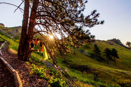 Views at Bear Butte State Park, South Dakota in Summer