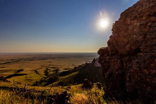 Views at Bear Butte State Park, South Dakota in Summer