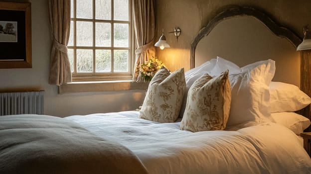 Country cottage decor, Cotswolds style interior design, furniture and home decor in elegant English country house style idea