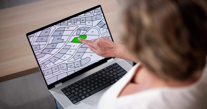 Cadastre City Building Survey Map And Valuation Plan
