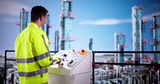 Oil And Gas Plant Control Panel And Switch Board