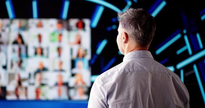 Online Live Conference Event With Virtual Audience