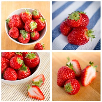 Beautiful fresh strawberries