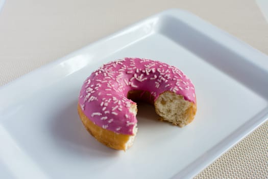 Pink donut