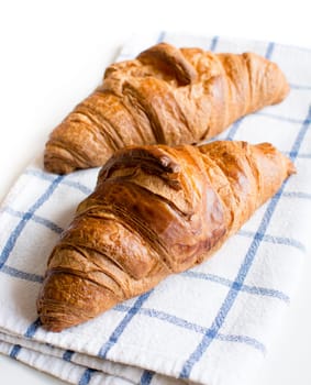 Fresh and tasty croissant