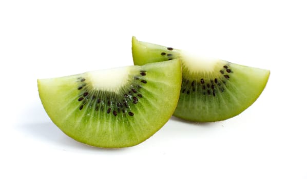 kiwi fruit and his sliced segments