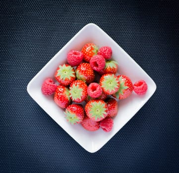 Strawberries, raspberries