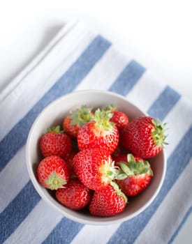 Beautiful fresh strawberries