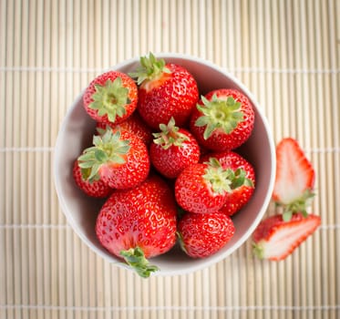 Beautiful fresh strawberries