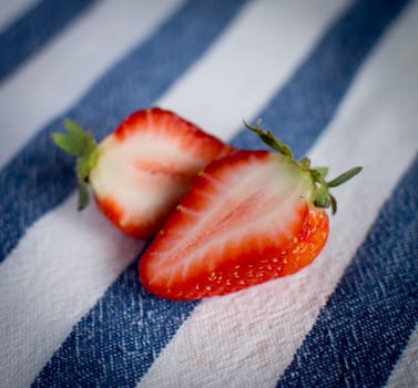Beautiful fresh strawberries