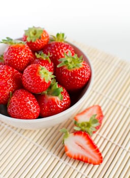 Beautiful fresh strawberries