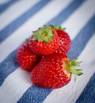 Beautiful fresh strawberries
