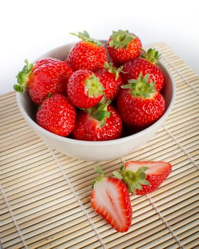 Beautiful fresh strawberries