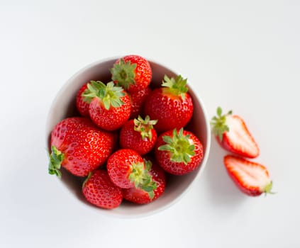 Beautiful fresh strawberries