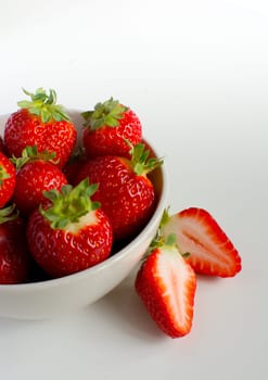 Beautiful fresh strawberries