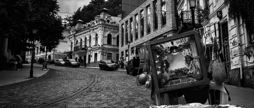Small street in the old town. High quality photo