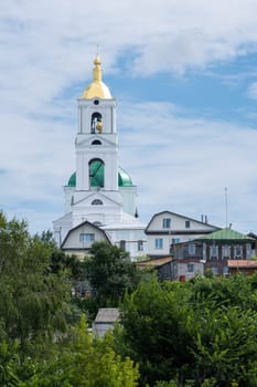 Pavlovo-on-Oka, Nizhny Novgorod Region, Russia - 07.17.2024. Ascension Cathedral. 18th century.