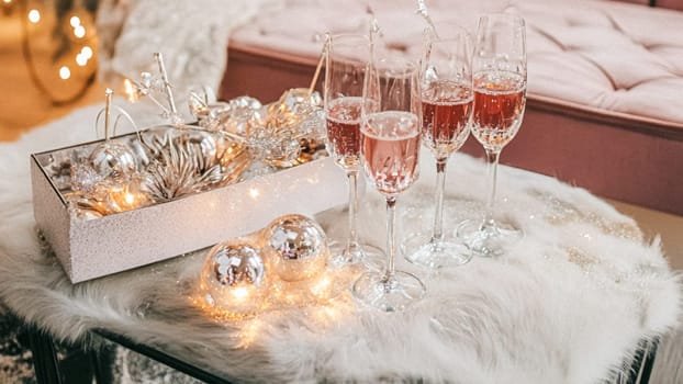 New Year party decor, home decoration for festive holiday celebrations