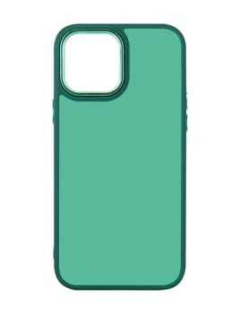 Silicone phone case, on white background in insulation