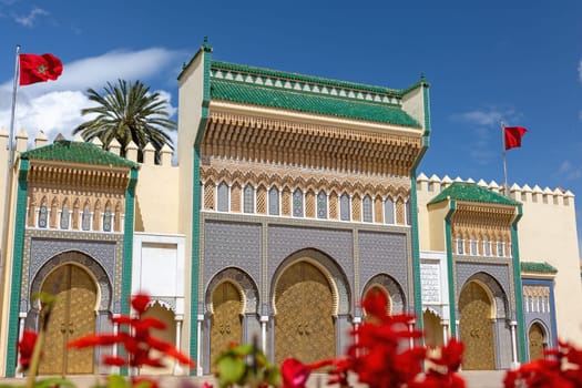 Royal Palace (Dar el Makhzen), Fez , Morocco . Horizontally. 