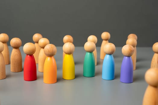 LGBT+ community in society. Tolerance and acceptance. Protection of rights and freedoms, respect for human choice and privacy.
