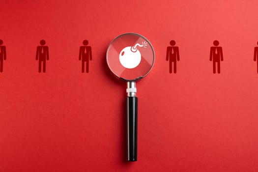 Screening candidates for hiring. Hot temper. An unbalanced person. Psychological monitoring. Industrial and financial espionage. Choose the culprit. Search for recruits for work.