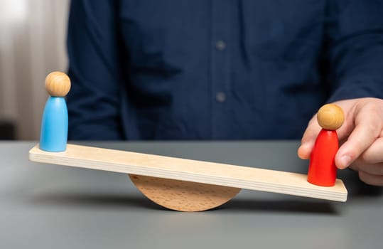 The opponent gains an advantage. Opponent gets a favor in victory. Not fair play. Bet on red. Decide who wins the dispute. Political struggle.