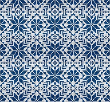 Scandinavian style seamless mosaic tiles pattern