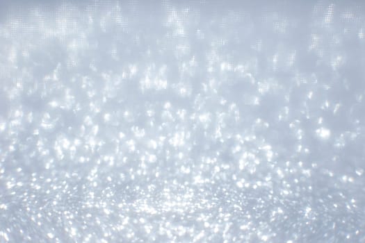 Beautiful luxury decorative abstract silver blurred background with sparkling