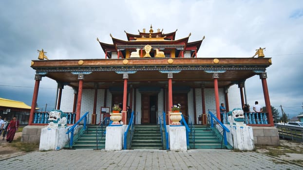 Ivolginsky datsan is the Center of the Buddhist Traditional Sangha of Russia, Buddhist Temple located in Buryatia, Russia, 23 km from Ulan Ude.