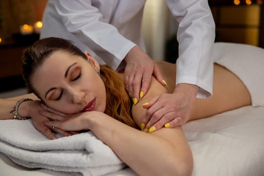 Enjoy a calming massage session that highlights relaxation and wellness in a peaceful, soothing environment