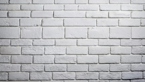 white brick wall useful as a background, AI generated image