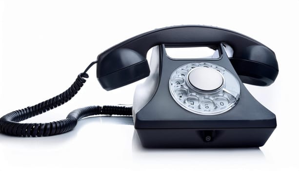 vintage landline telephone, AI generated image