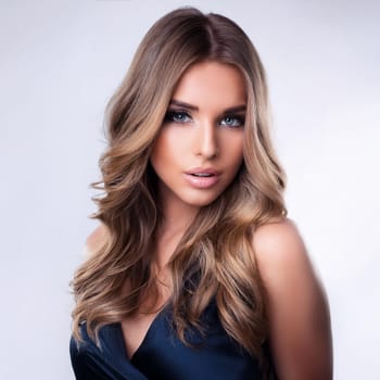 pretty young woman portrait, AI generated image