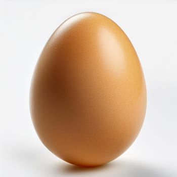 egg vegetarian food over white, AI generated image