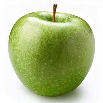 green apple over white background, AI generated image