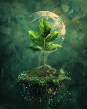 Greening and environmental protection concept. Selective focus.