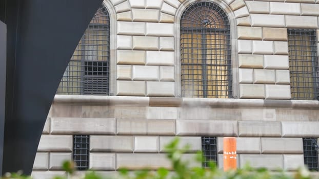 New York City, United States - 3 Sept 2023: Manhattan Downtown Financial District urban architecture. American Federal Reserve Bank building near Wall street Stock Exchange. USA Federal Reserve System